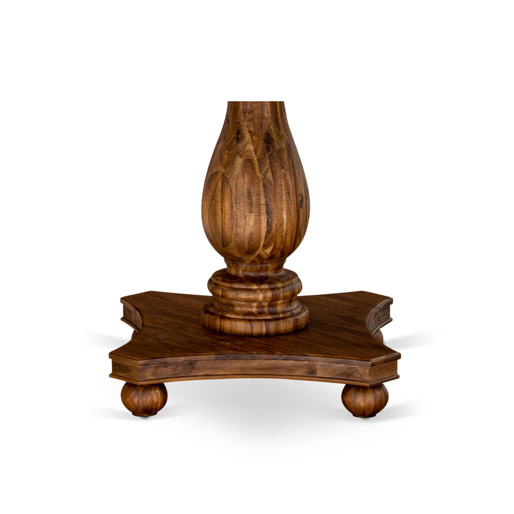 East West Furniture 002-0N-P Dining Pedestal