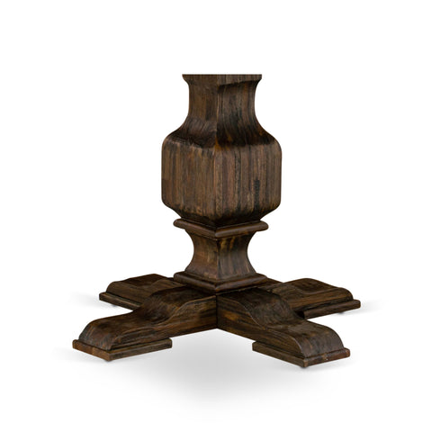 East West Furniture 003-07-P Dining Pedestal with 2 Shelves