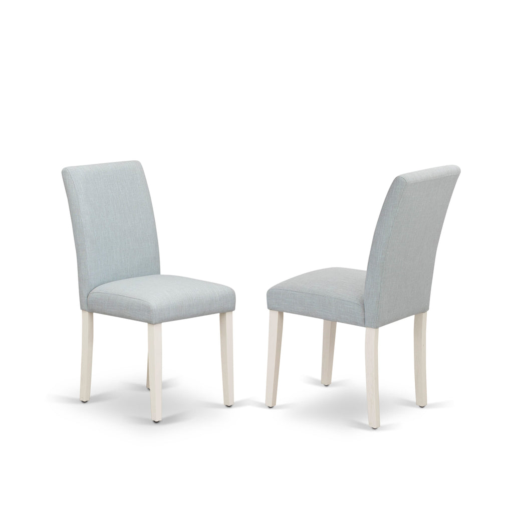 X077A8UWG-C Dining Ensemble 7-Piece Set with Rectangle Table & 6 Upholstered Chairs, Multi-Tone