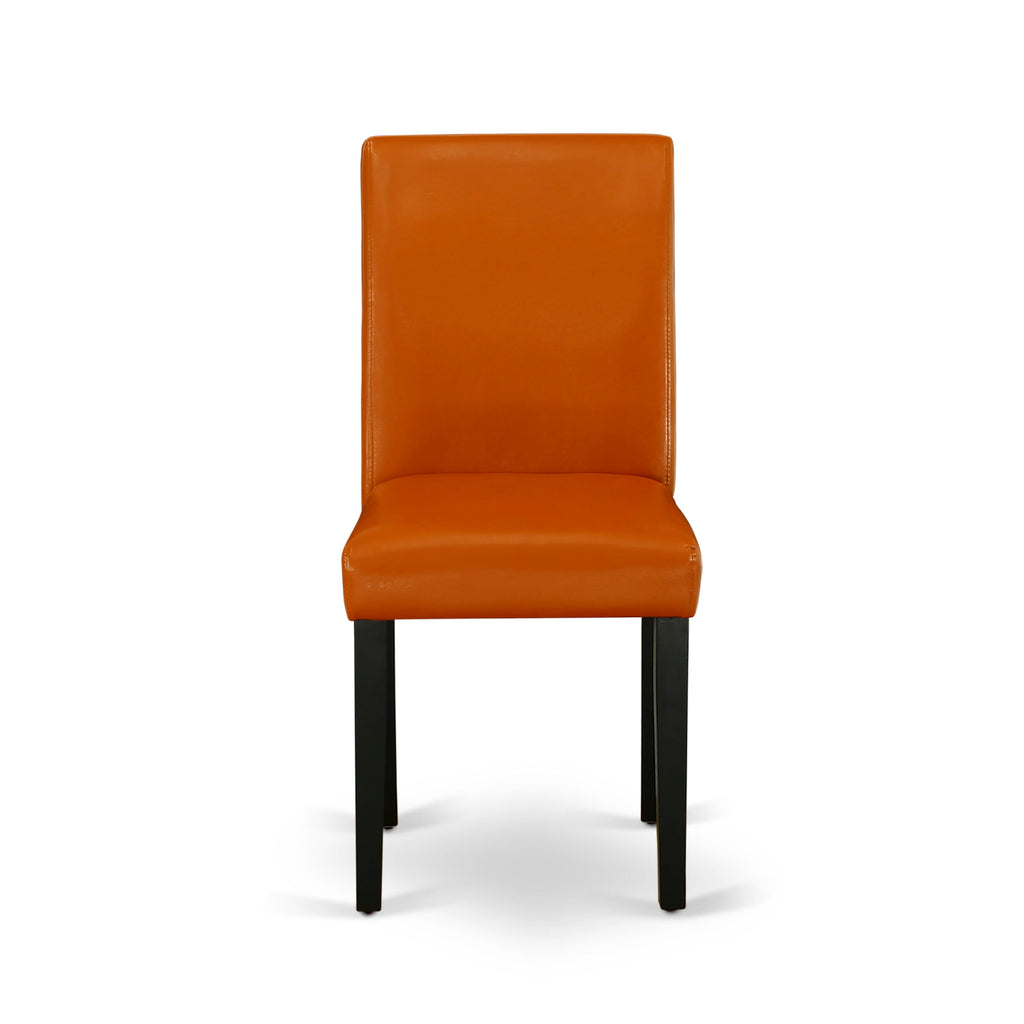 5-Piece Dining Ensemble WEAB5-B3C-L7 with Leaf Extension Table & Baked Bean Upholstered Chairs