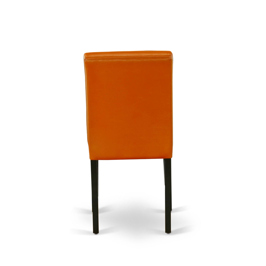 5-Piece Dining Ensemble WEAB5-B3C-L7 with Leaf Extension Table & Baked Bean Upholstered Chairs