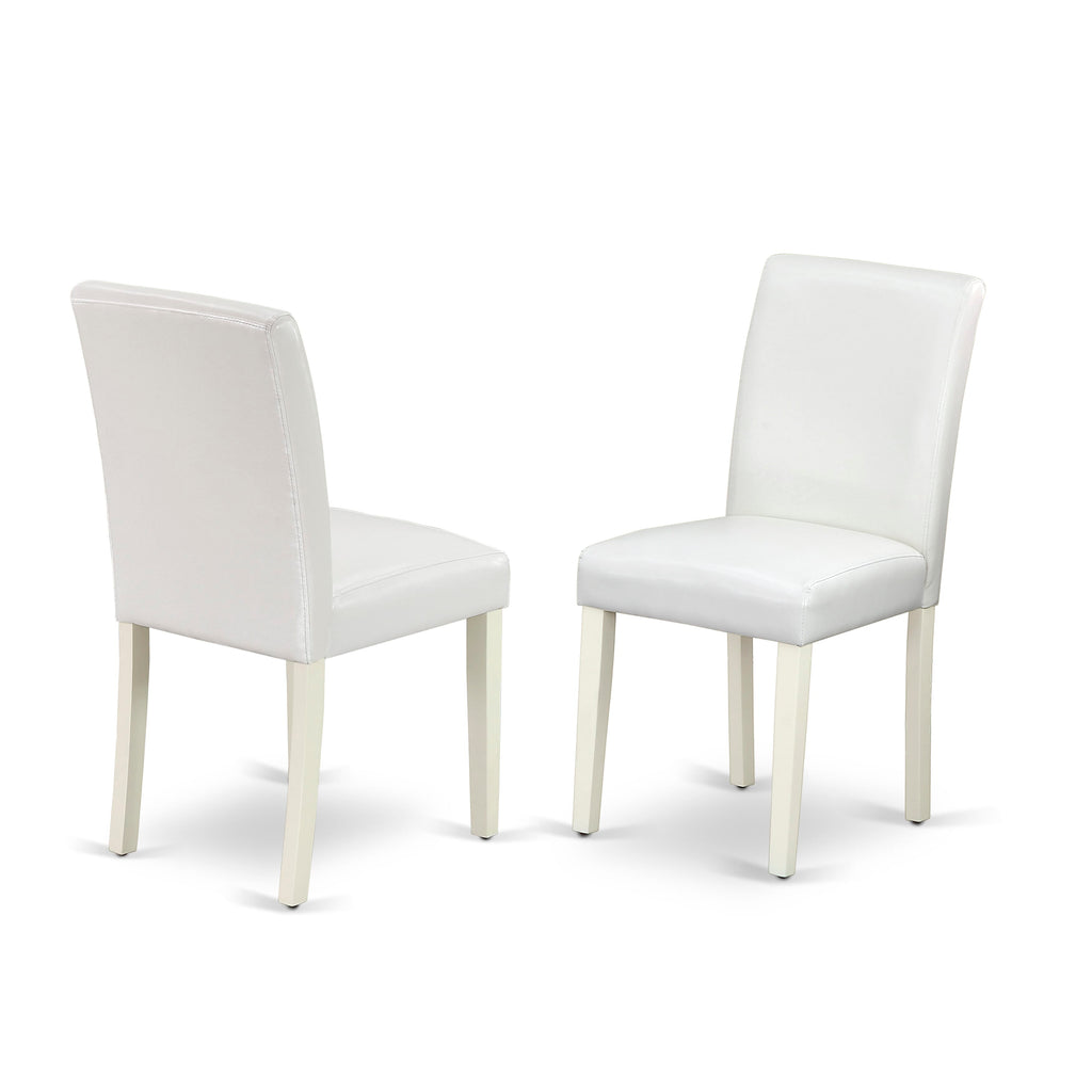 DOAB9-09K-WL 9-Piece Rectangular Dining Ensemble with Extension Table & 8 Plush Chairs in Light Linen