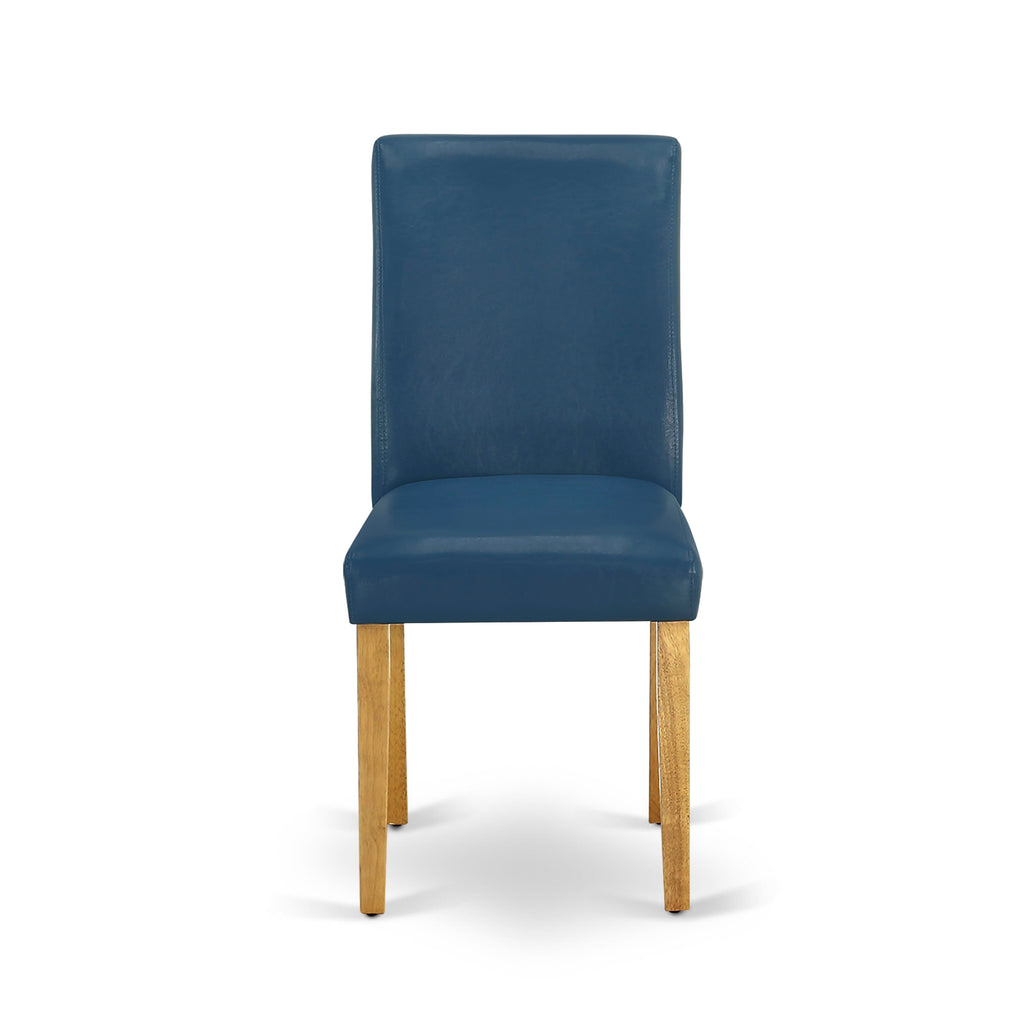 DMAB5-NXU-PX Set 5-Piece Dining Arrangement with Dropleaf Table and Oasis Blue Chairs