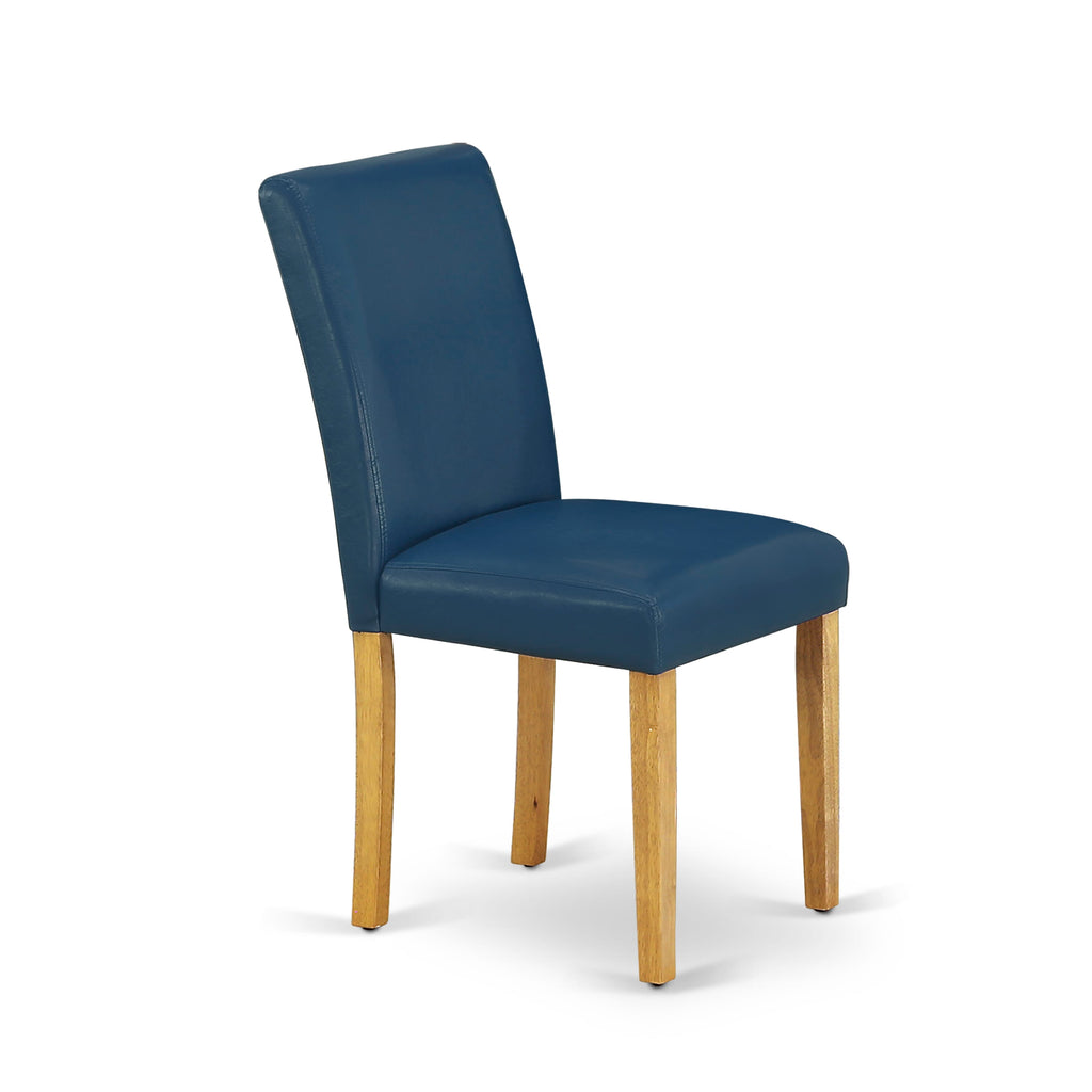 DMAB5-NXU-PX Set 5-Piece Dining Arrangement with Dropleaf Table and Oasis Blue Chairs
