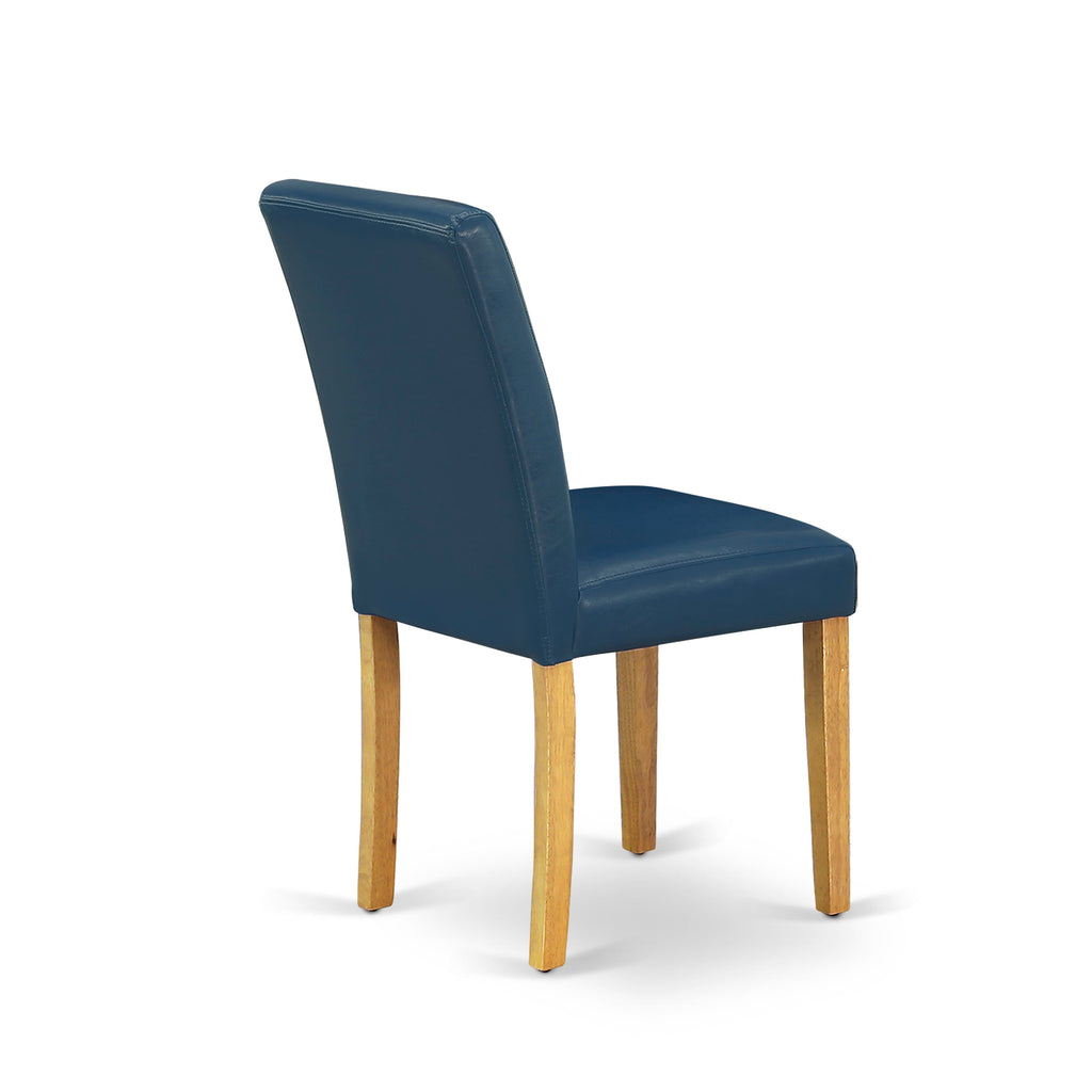DMAB5-NXU-PX Set 5-Piece Dining Arrangement with Dropleaf Table and Oasis Blue Chairs