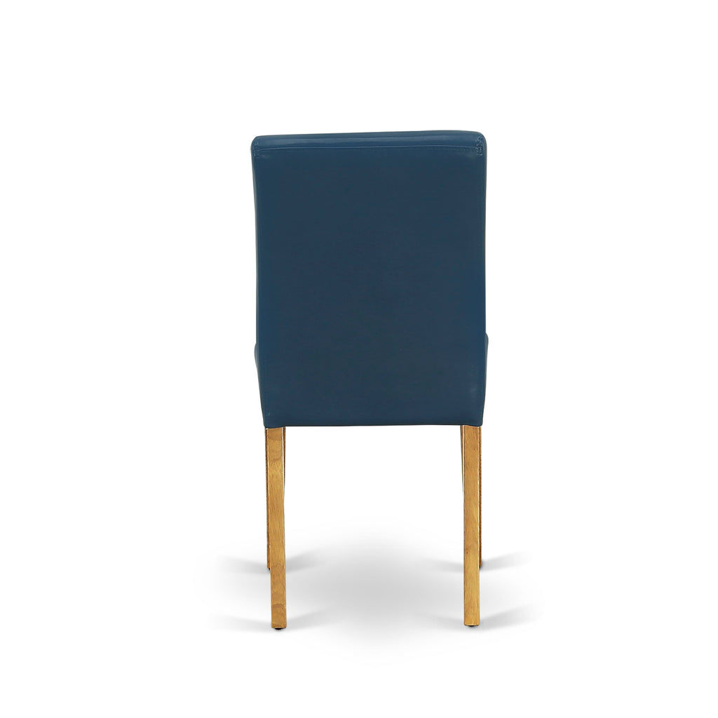 DMAB5-NXU-PX Set 5-Piece Dining Arrangement with Dropleaf Table and Oasis Blue Chairs