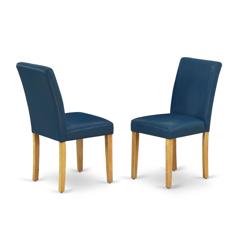 DMAB5-NXU-PX Set 5-Piece Dining Arrangement with Dropleaf Table and Oasis Blue Chairs