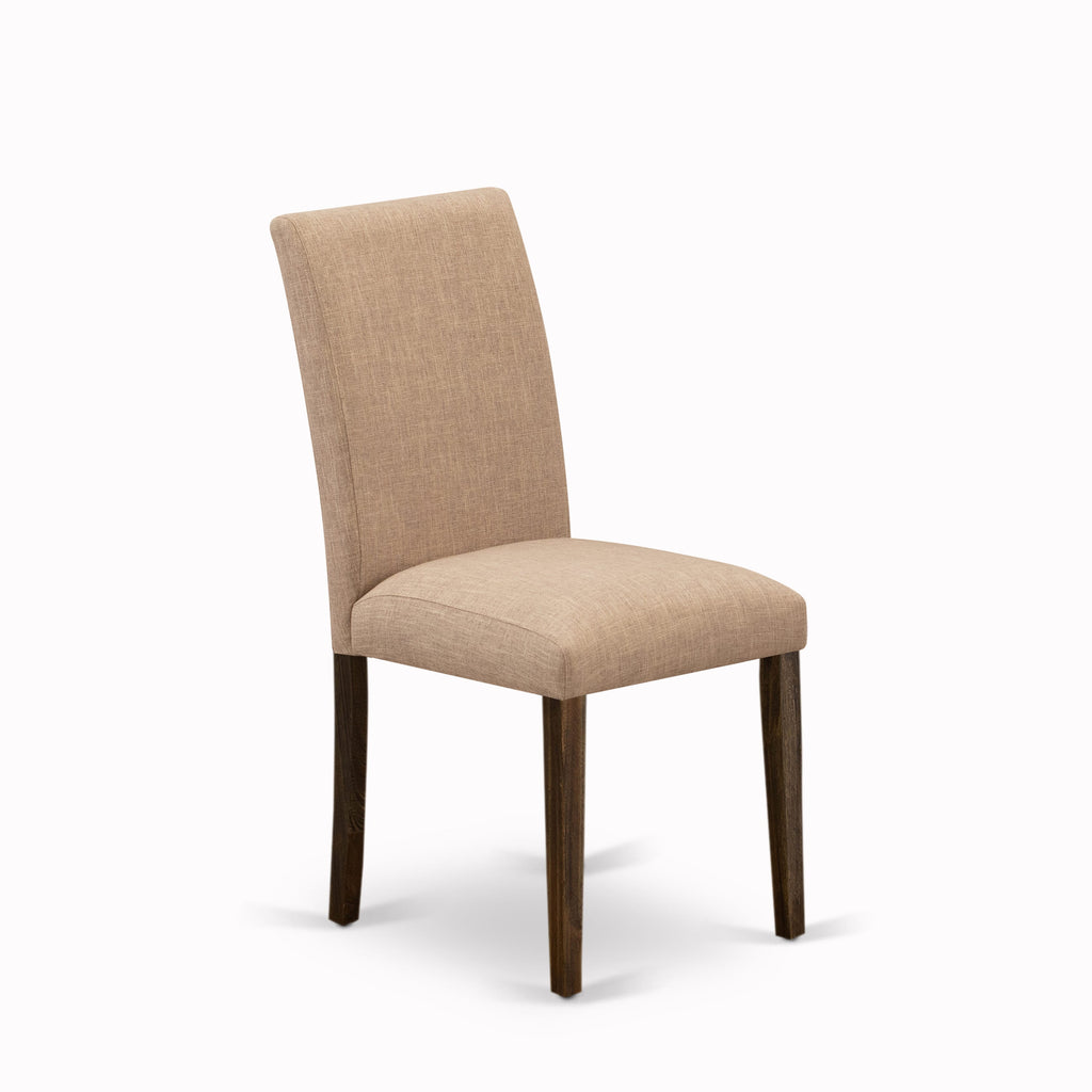 X726ADOLV-H 7 Piece Dining Ensemble with Rectangular Table & Elegant Parson Chairs in Multi-Toned Fabric