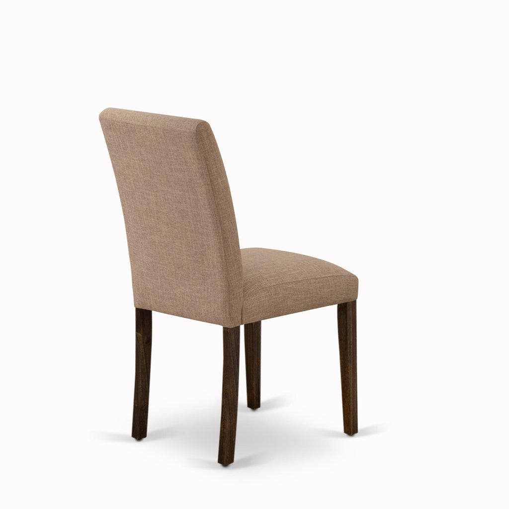 X726ADOLV-H 7 Piece Dining Ensemble with Rectangular Table & Elegant Parson Chairs in Multi-Toned Fabric