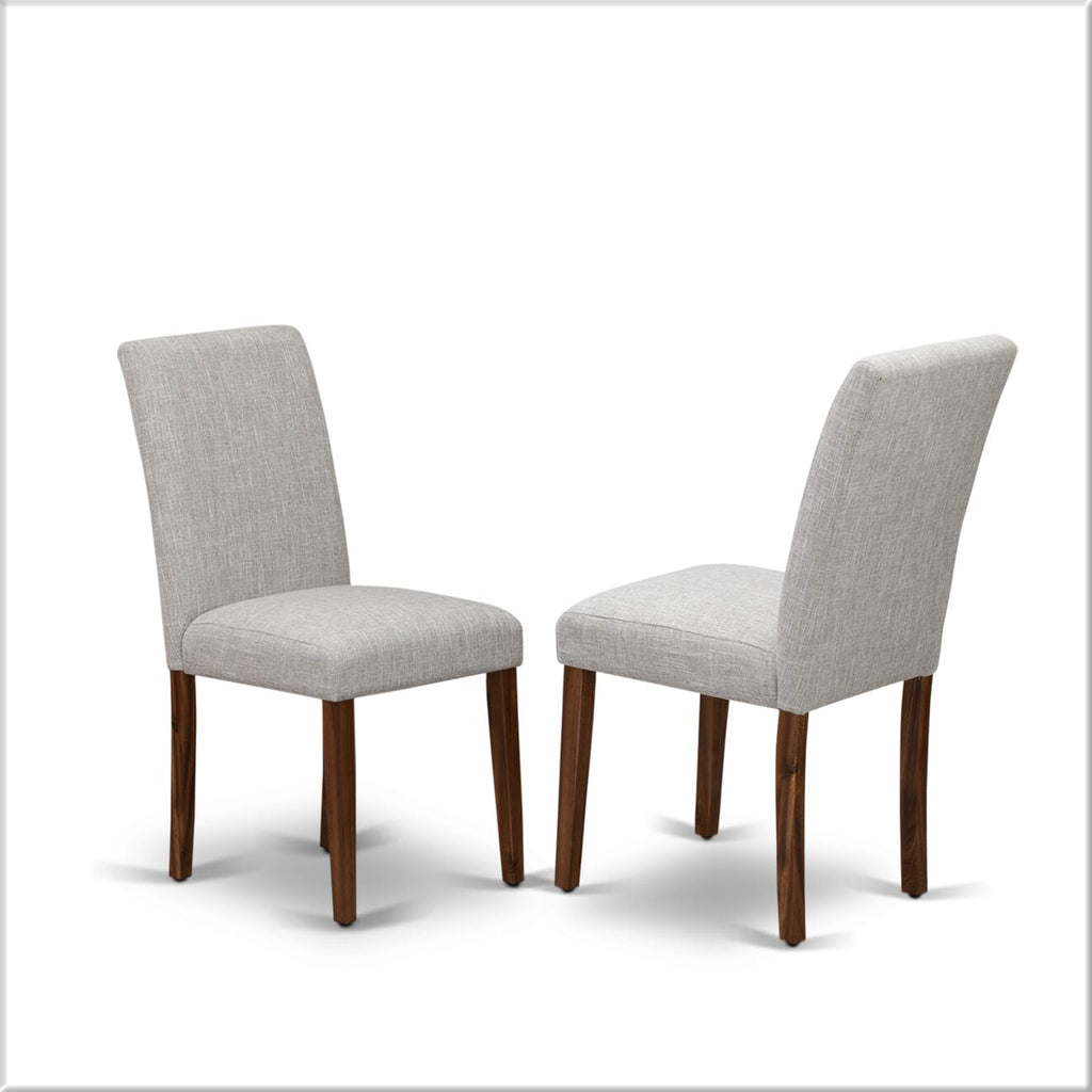 I3AB5-W2Q Invites You 5-Piece Dining Ensemble with Round Table & Cozy Chairs for an Antique Walnut Charm