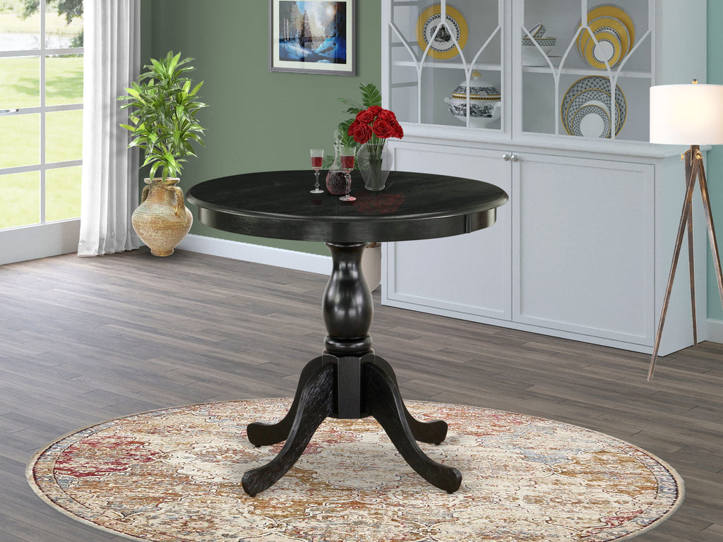 AST-B2R-08 Classic Round Dining Table with Pedestal Design - 36 Multi-Color