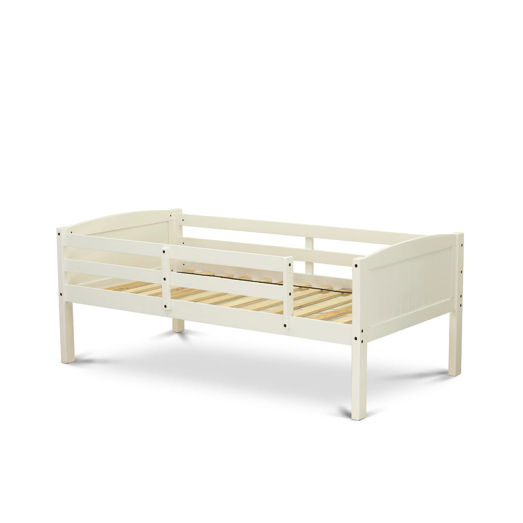 AYB-07-C Albury Twin Bunk Bed Crafted in Sleek White Finish Perfect for Kids
