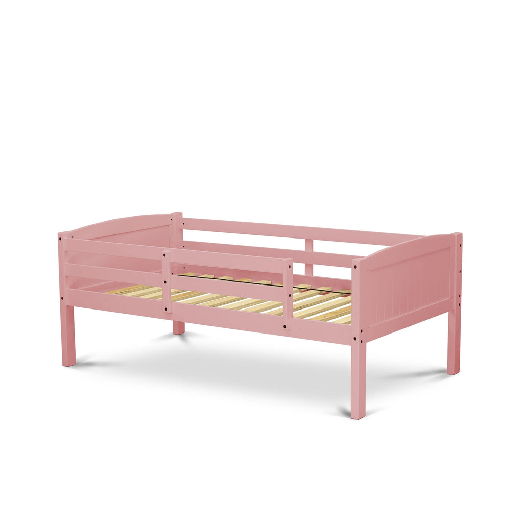 AYB-0G-A Twin Bunk Bed Albury Style in Vibrant Pink Finish