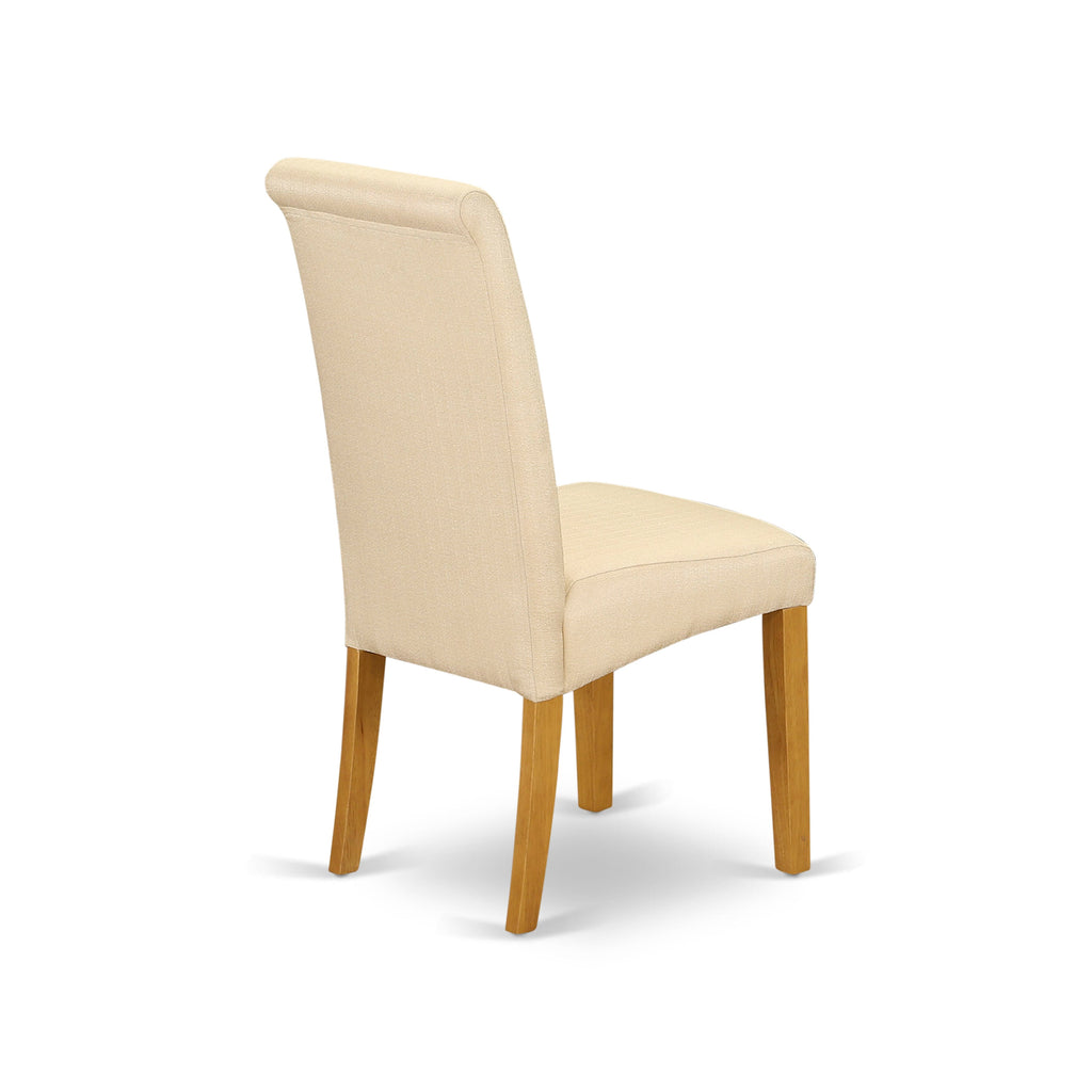AVBA7-NXG-BA 7-Piece Dining Collection with Oval Extendable Table & 6 Fabric Chairs in Oak, 42x60 Inch
