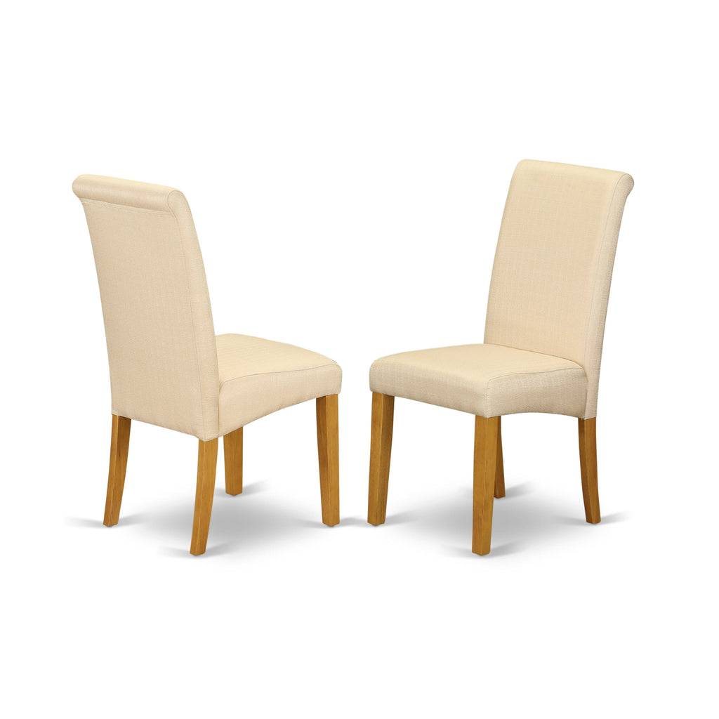 AVBA7-NXG-BA 7-Piece Dining Collection with Oval Extendable Table & 6 Fabric Chairs in Oak, 42x60 Inch