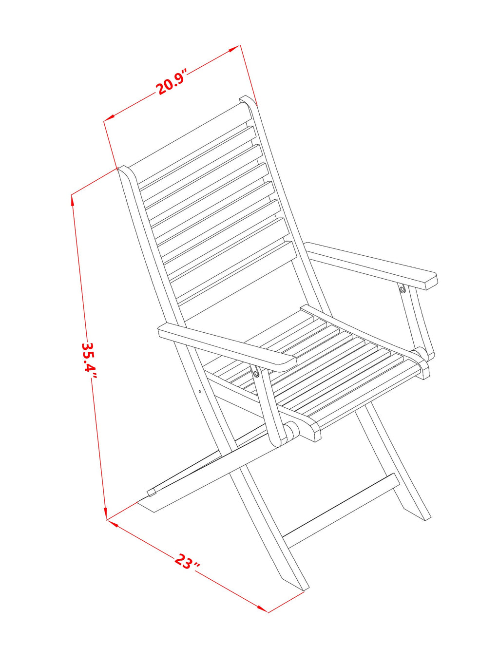 BSBS7P4HL - 7Pc Outdoor Dining Ensemble w/ Oval Acacia Table & Six Foldable Chairs, 36x78 Natural Finish
