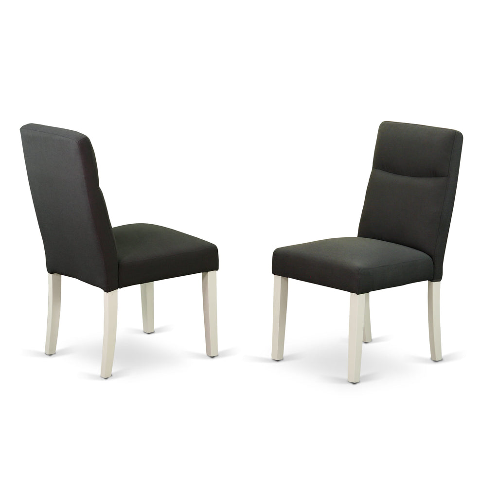 MZBE3-IGN-FV Stylish 3-Piece Set Rectangle Dining Table with Dropleaf & 2 Linen Parson Chairs