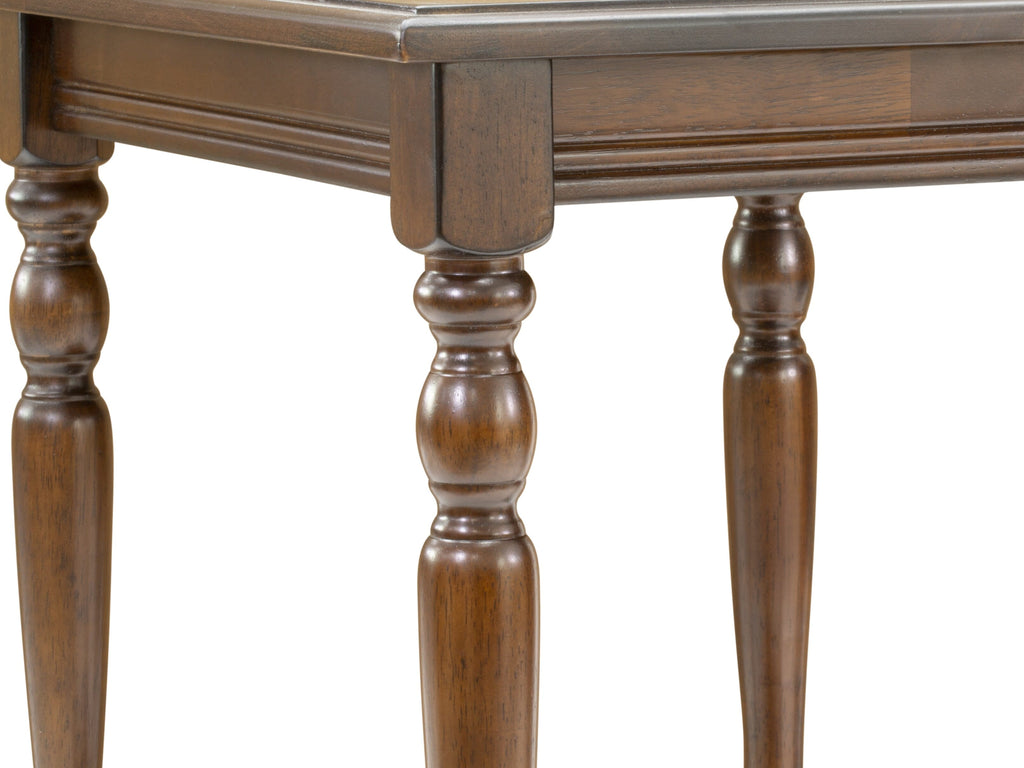 BF-0M-XF Elegant Bedroom Rectangle End Table with Open Storage Shelf for Nighttime accessories in Antique Mahogany, 16x20 Inches