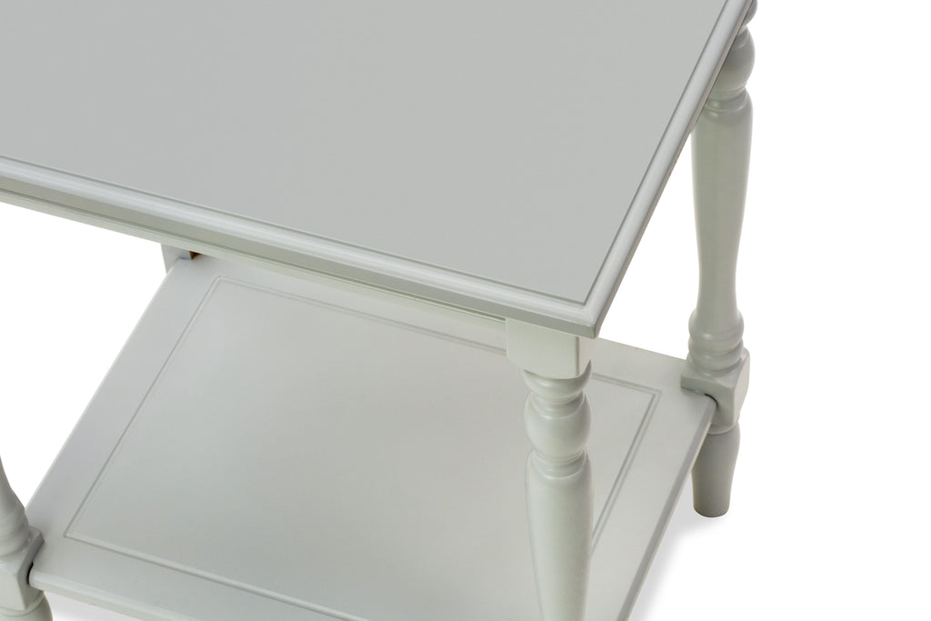 BF-14-4X - Stylish Urban Gray Rectangular Nightstand with Open Storage for Bedroom Appeal