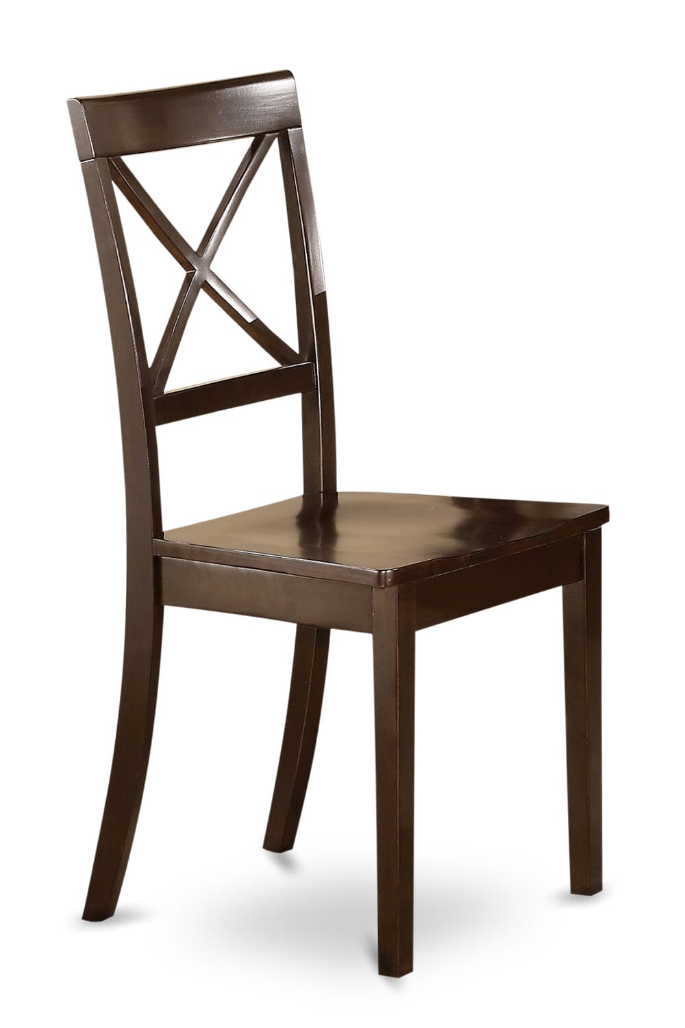 PFBO9-CWE-7 9-Piece Wooden Dining Ensemble featuring Expanding Square Table & Eight Chairs, Warm Cappuccino Finish