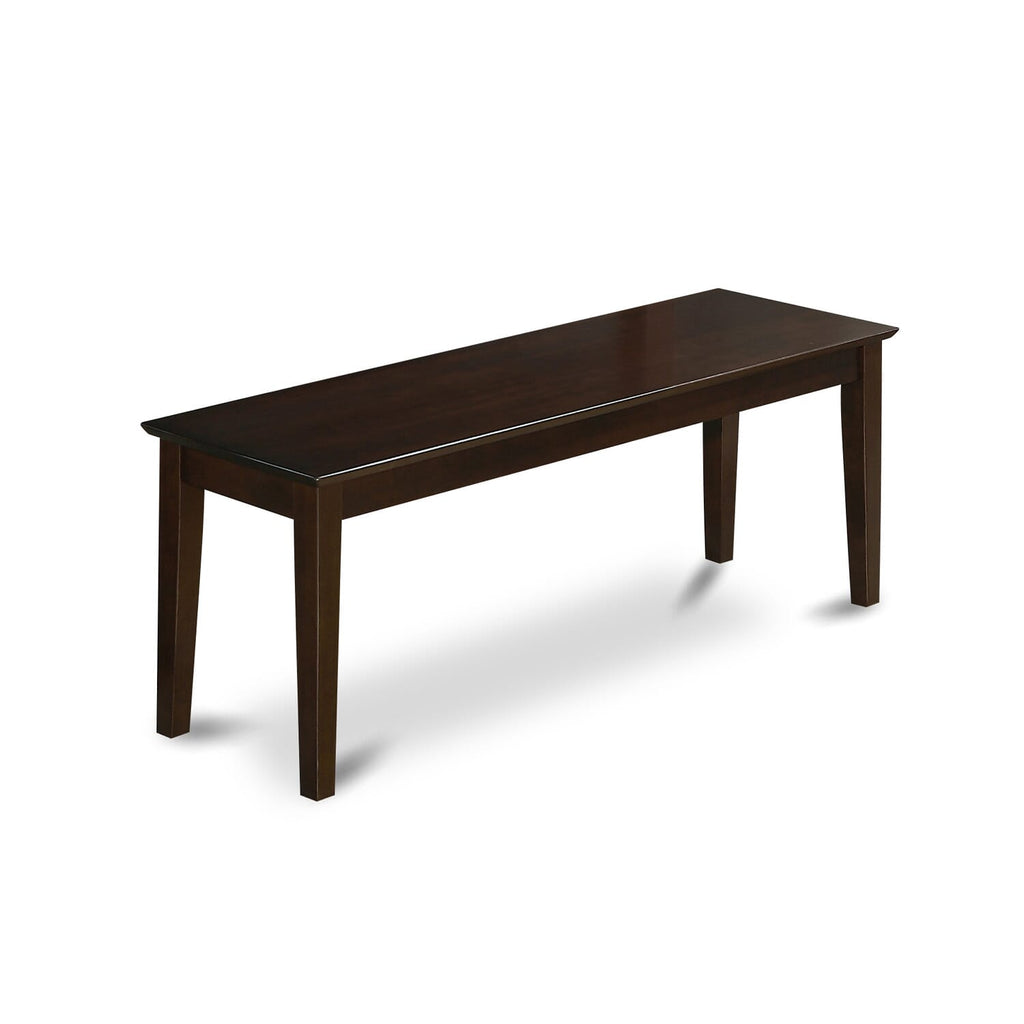 CALY6-4P1-9 Elegant Dining Ensemble 6-Piece Set with Rectangular Table, 4 Seats, & Bench