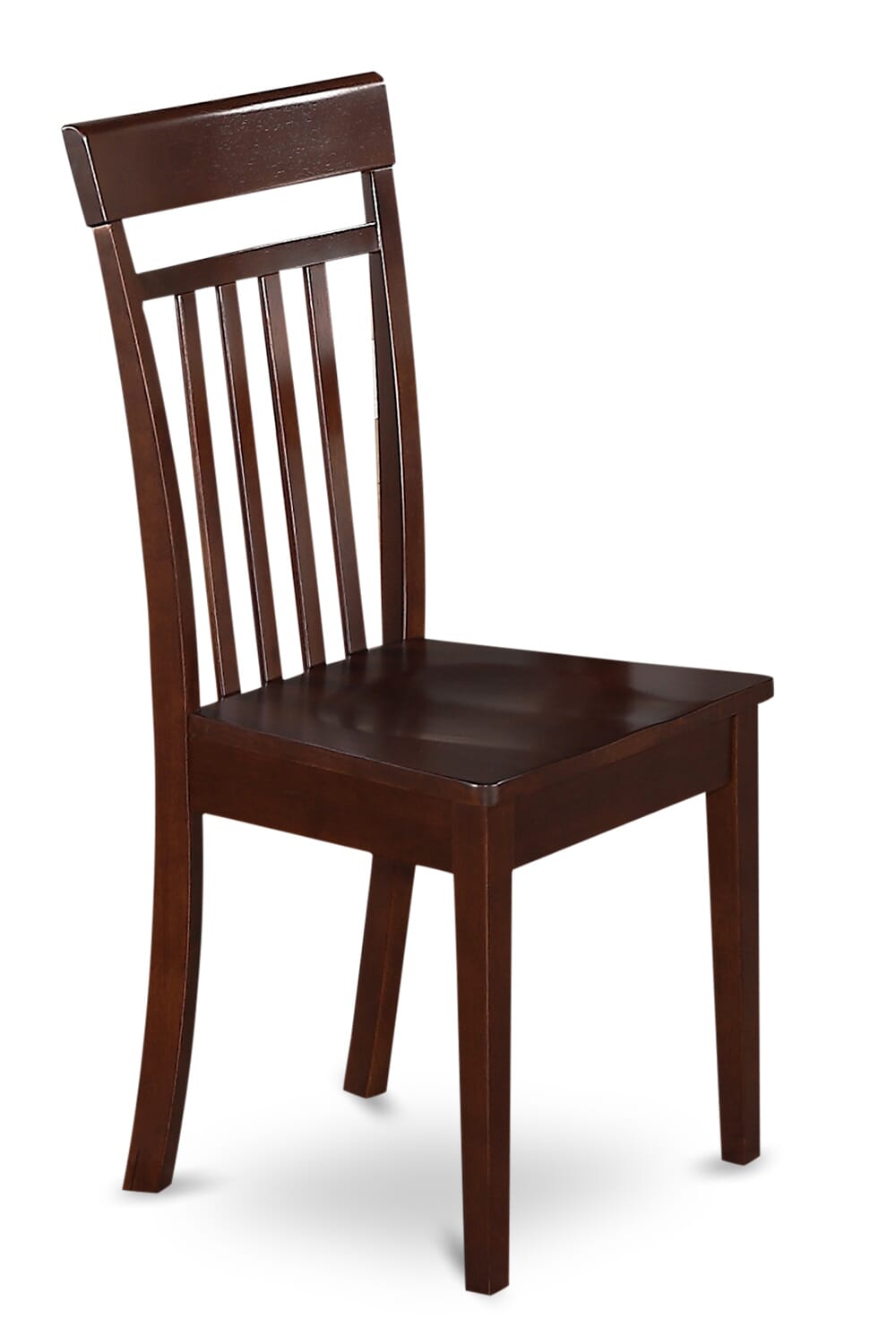 Dining Elegance - DOCA5-MR9-O 5-Piece Set Wooden Table with Leaf and Chairs, Mahogany Finish