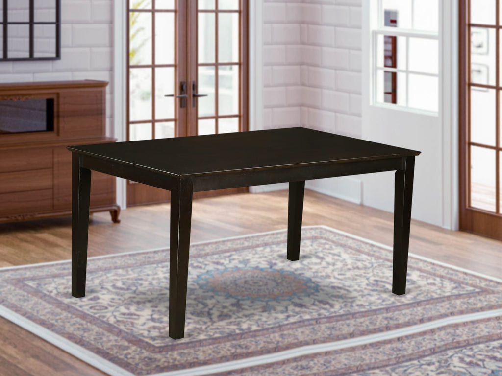 CAT-C42-P Chic & Sturdy Cappuccino Dining Table, Rectangle 36x60 - Sleek Modern Kitchen Centerpiece