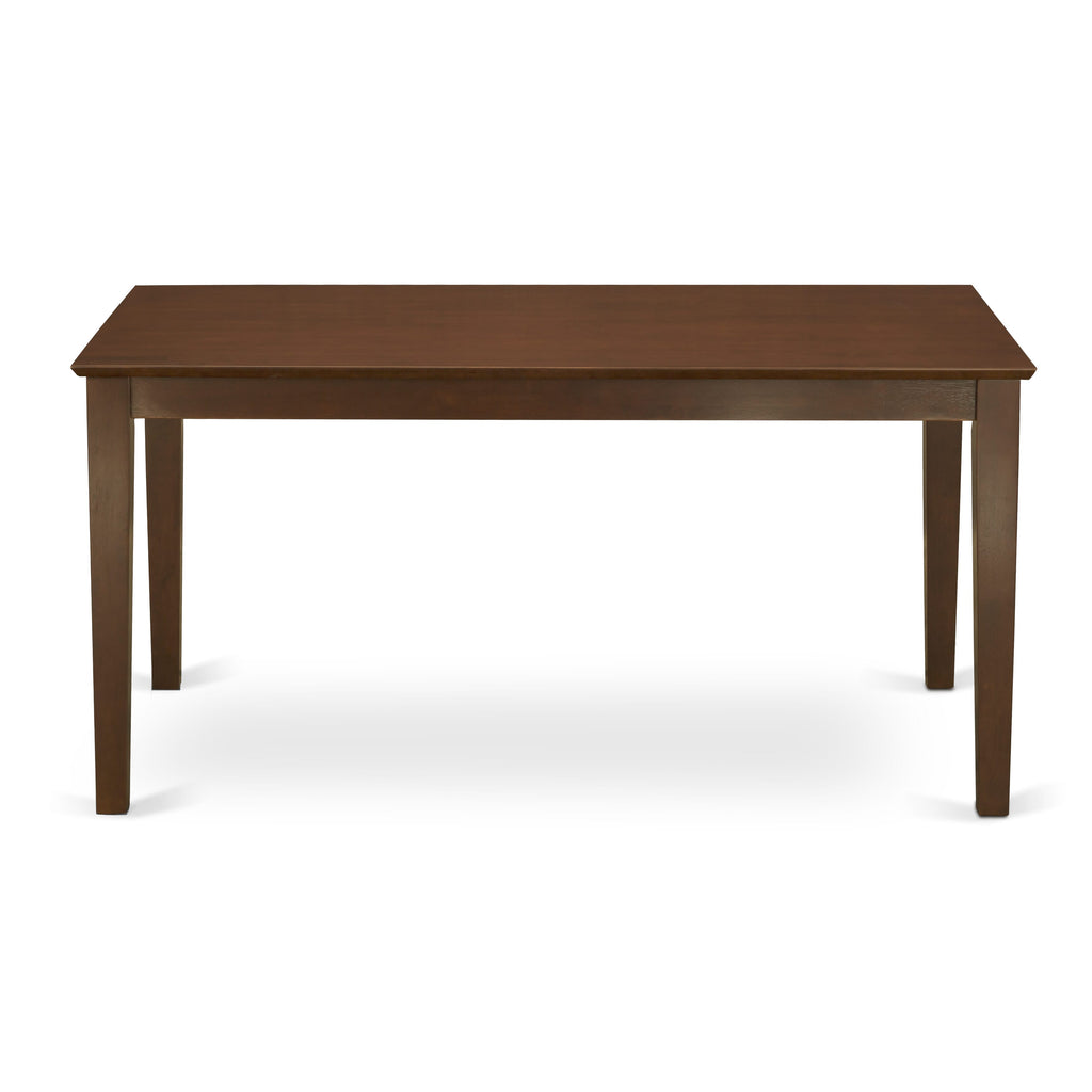 CADA5-M8Z-8 Elegant Mahogany 5-Piece Dining Ensemble with Table & Upholstered Chairs for Four