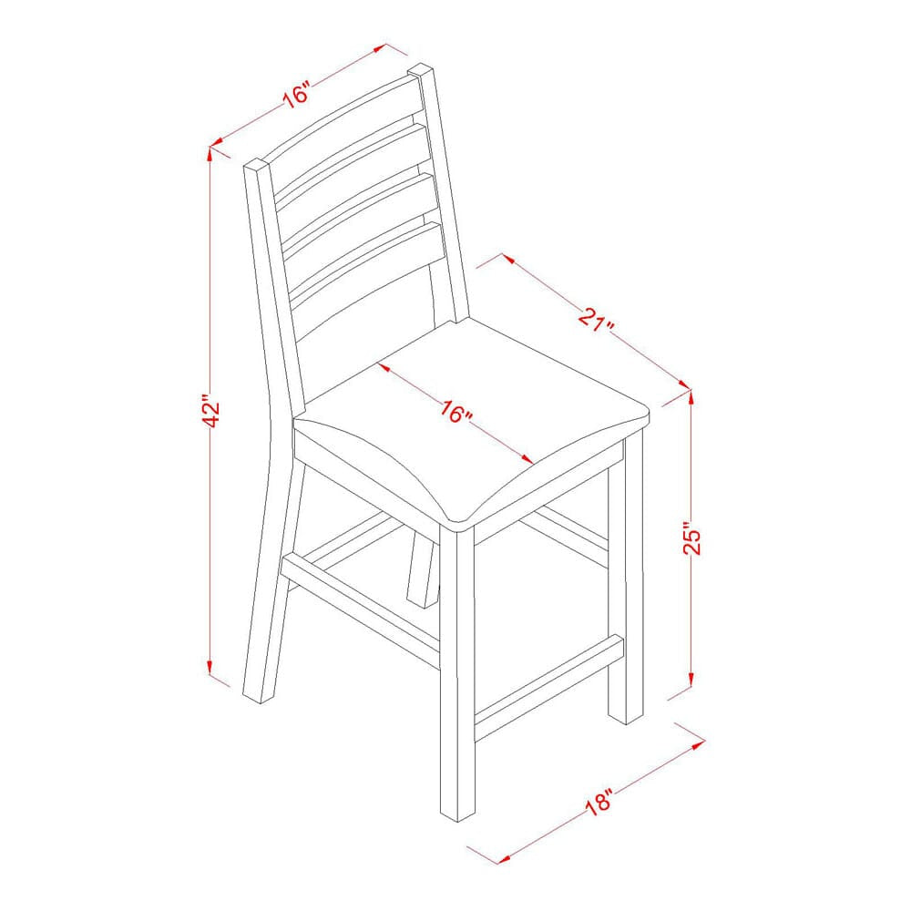 PBCF3-JB4-3 Chic 3-Piece Elevated Dining Set with Square Table and Comfortable Linen Chairs for Cozy Nooks