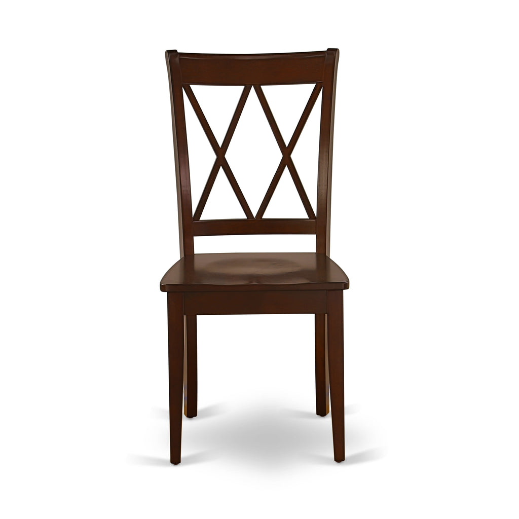 CACL5-IXC-A Elegant 5-Piece Dining Ensemble for Home and Kitchen with 4 Classy Seats, 36x60 Majestic Wood Finish