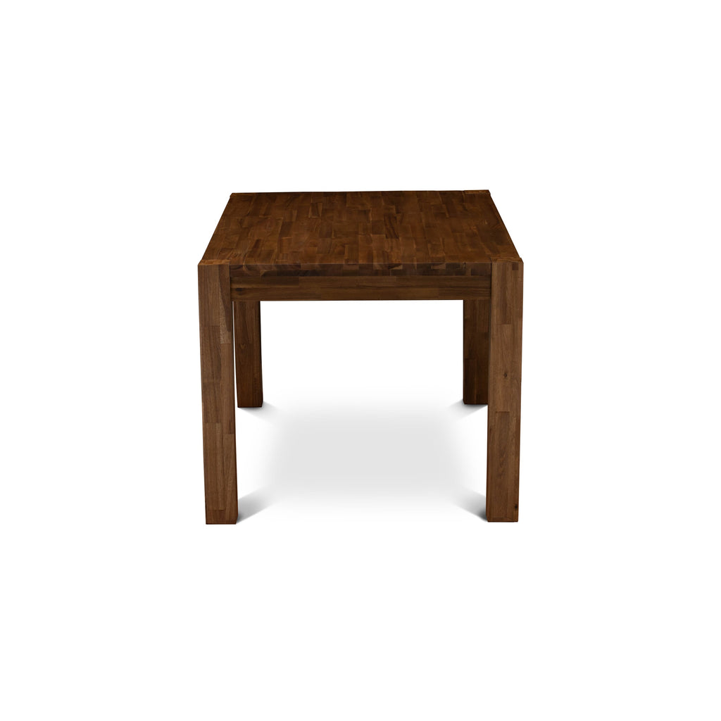 CN6-0V-Y Modern Celina Kitchen Rectangle Dining Table, 36x60 Walnut Wood Finish