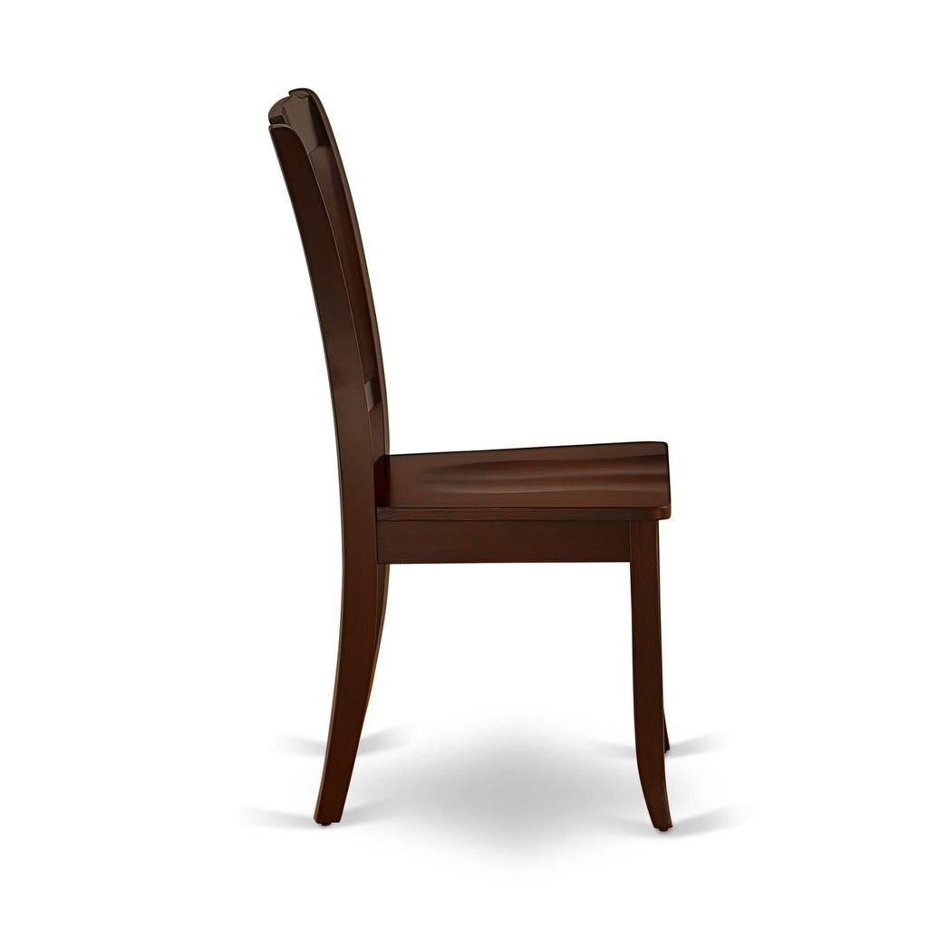 Mahogany Rectangle Dining Set CADA6-6CJ-W 6-Piece Ensemble with Table, 4 Seats, and Bench, 36x60