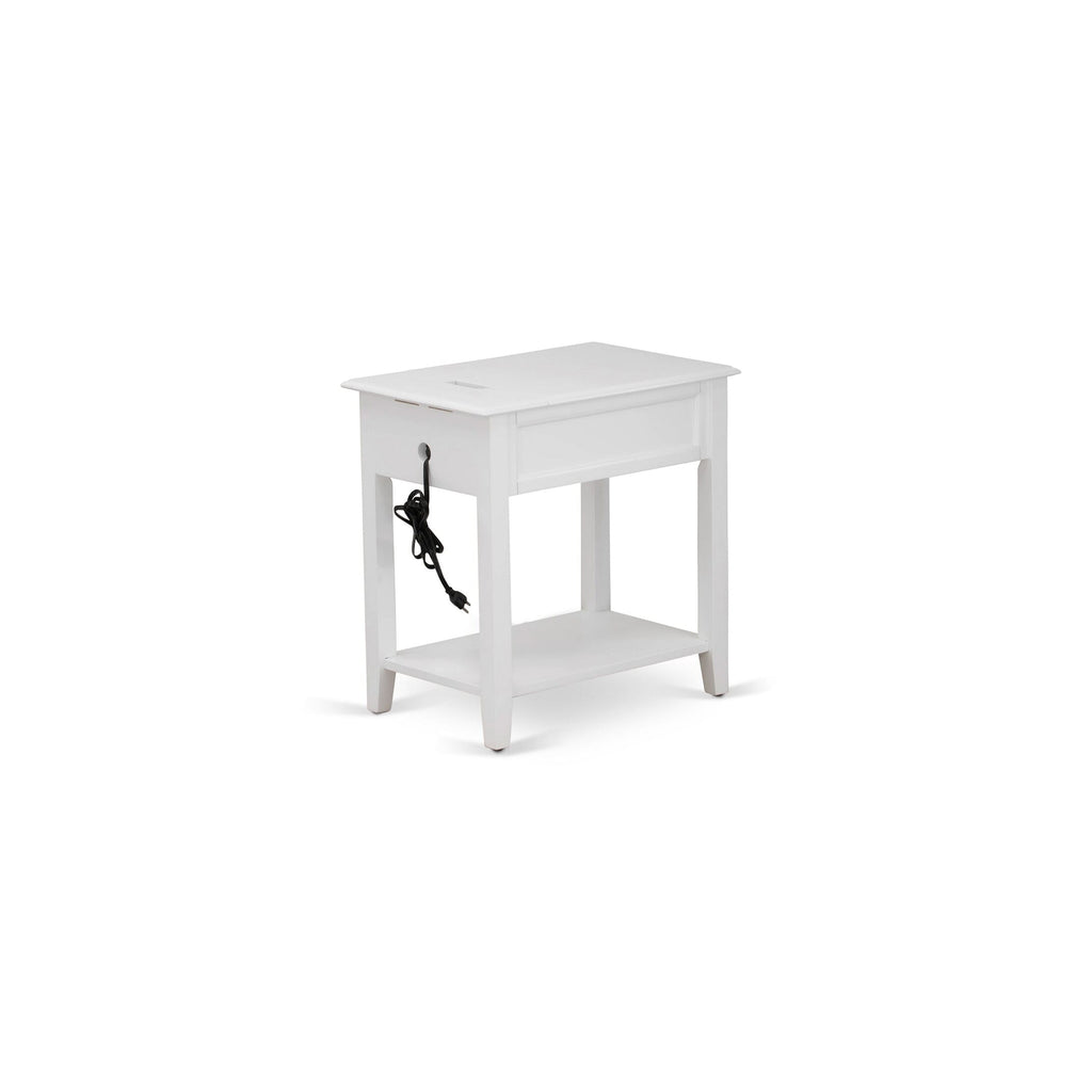 NL19Q-NNR8U 3 Piece Queen Set with Upholstered Headboard, Velvet Bed, and Elegant White Nightstand