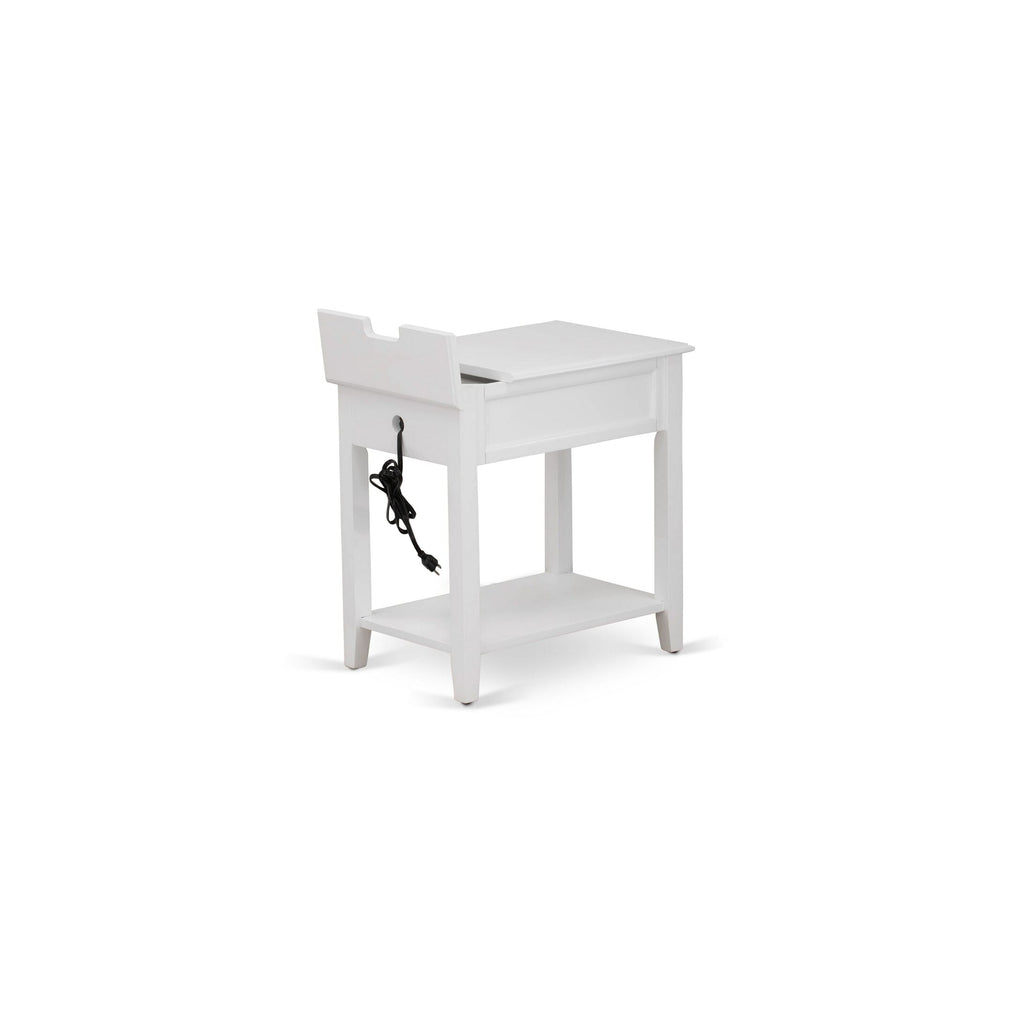 FN08Q-QPENK 2-Piece Fannin Queen Sleeping Ensemble with Modern Bed & Nightstand - Mist Beige Linen Comfort