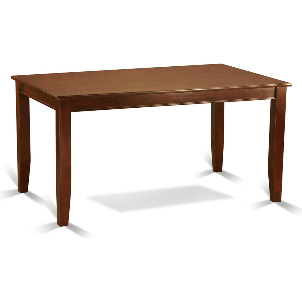 DUML62-5R8-G 6-Piece Mahogany Dining Ensemble with Rectangle Table, 4 Chairs, and Bench - 36x60