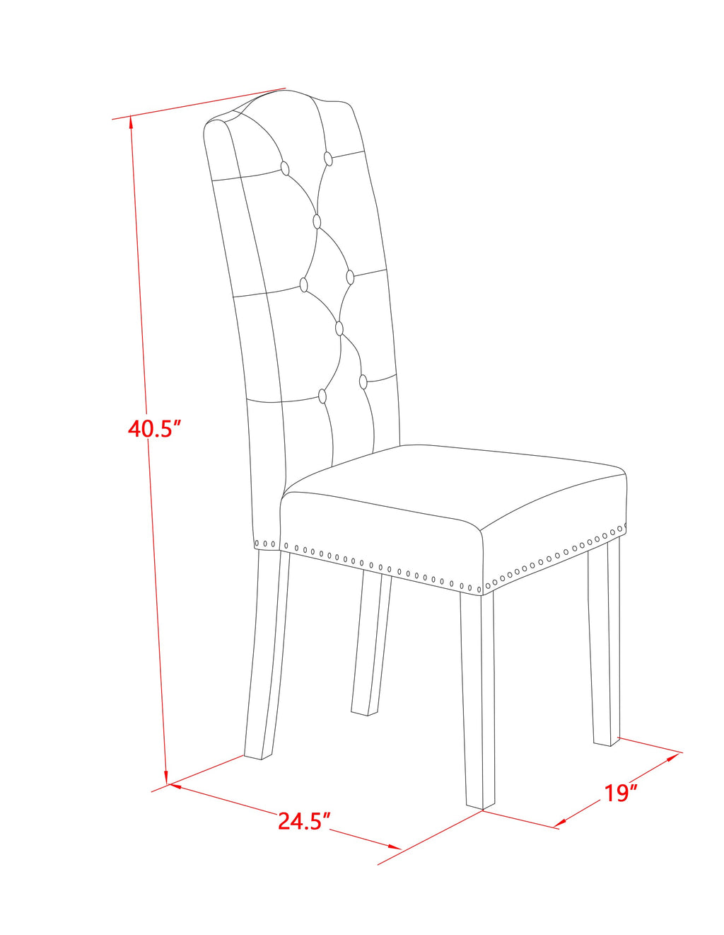 WEEL5-LU7-OB 5-Piece Dining Ensemble with Expandable Table and Upholstered Seats, White Finish