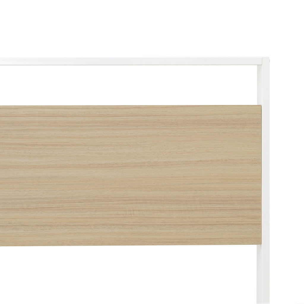 ERFBWV0 Erie Platform Bed with Durable Metal Legs and Elegant Powder White Finish