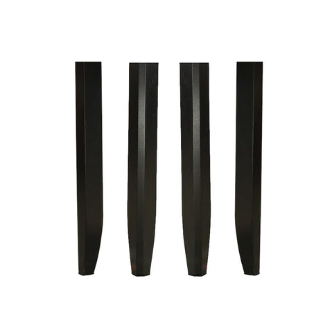 Fairwinds table legs finished Black.