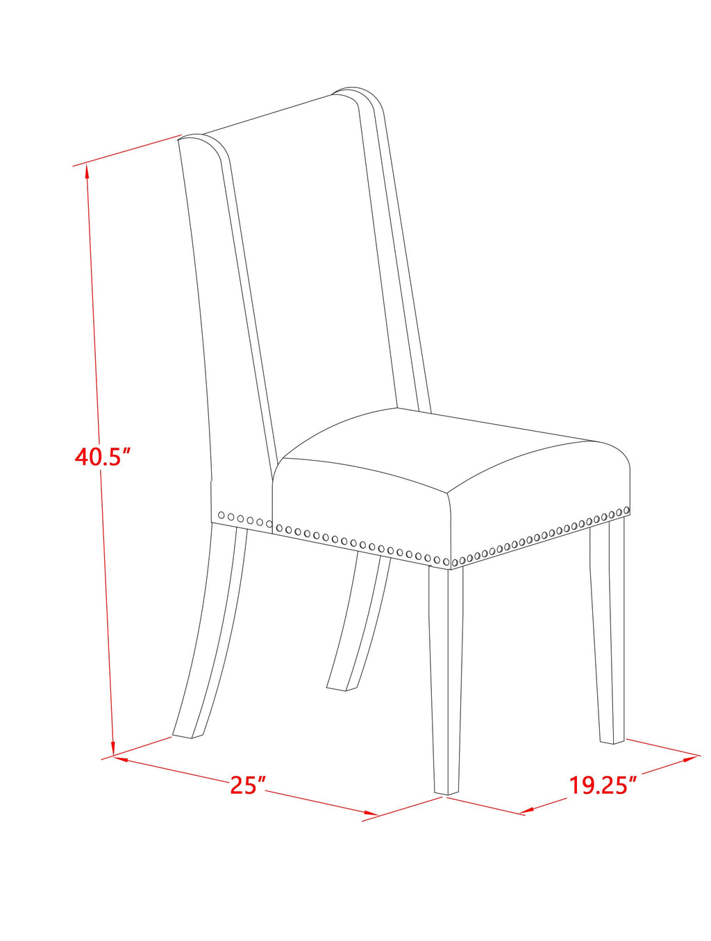 WEFL5-869-Z1 5-Piece Modern Dining Ensemble Rectangle Table, Leaf Extension & 4 Cream Linen Chairs, Linen White Finish