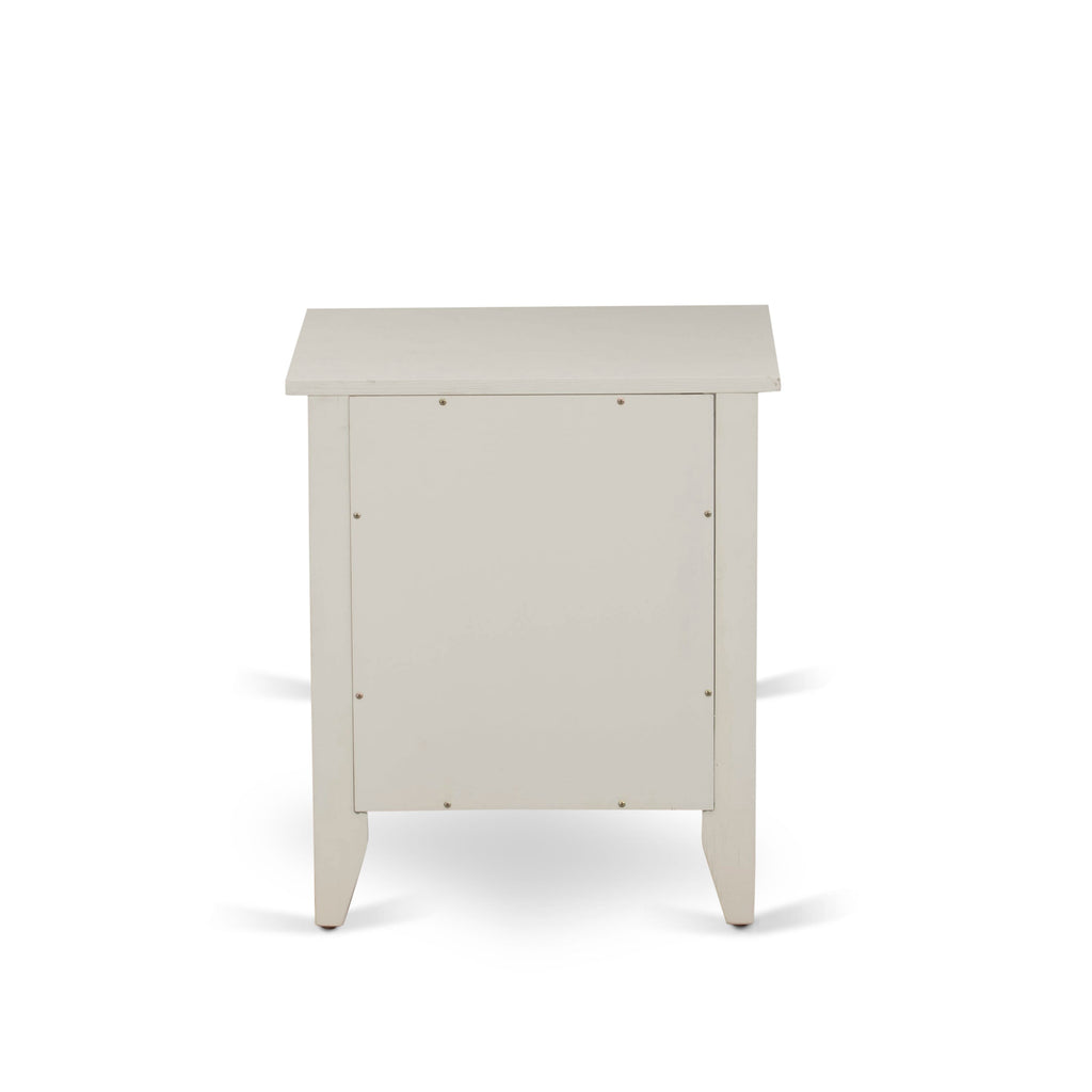 FN11K-YSWFO 3-Piece Stylish King Suite Wooden Frame Bed & Two Contemporary Side Tables - Robust Denim Fabric Elegance