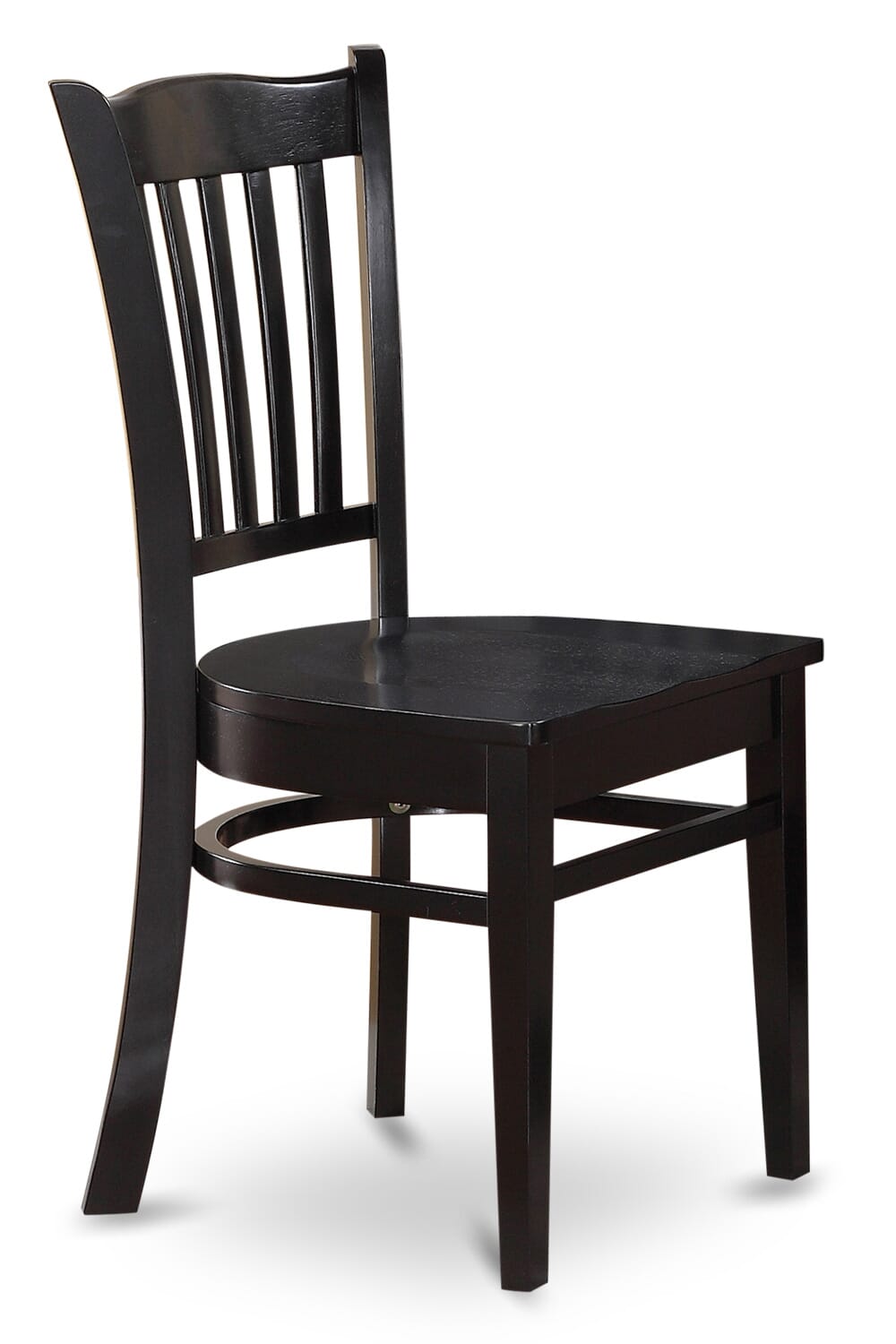 LGGR9-0E5-5 9 Pc Contemporary Wood Dining Ensemble W/ Butterfly Leaf Table & 8 Chairs, 42x84 Black