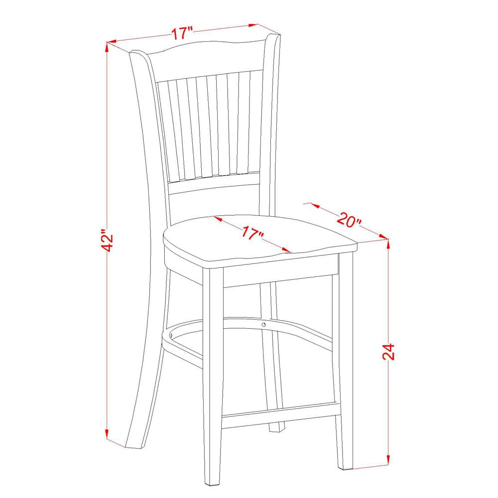 PBGR3-3U9-B Compact Dining Set for Cozy Corners Square Table & 2 Chairs, Oak Finish, 36x36