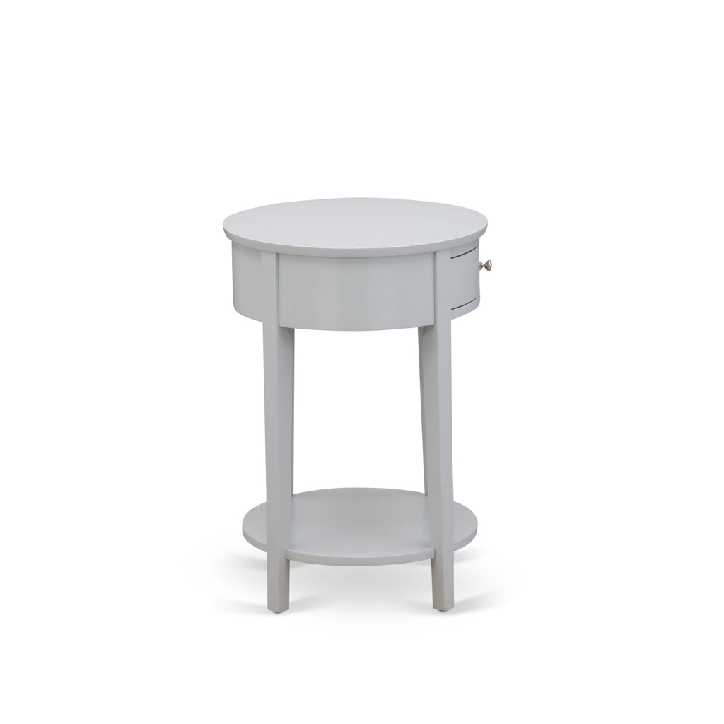 HI-14-16 Urban Style Gray Nightstand with Drawer, HI-14-ET Stability and Sturdiness Assured