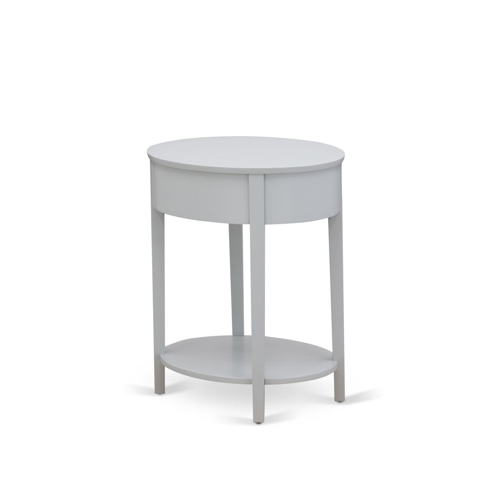 HI-14-16 Urban Style Gray Nightstand with Drawer, HI-14-ET Stability and Sturdiness Assured
