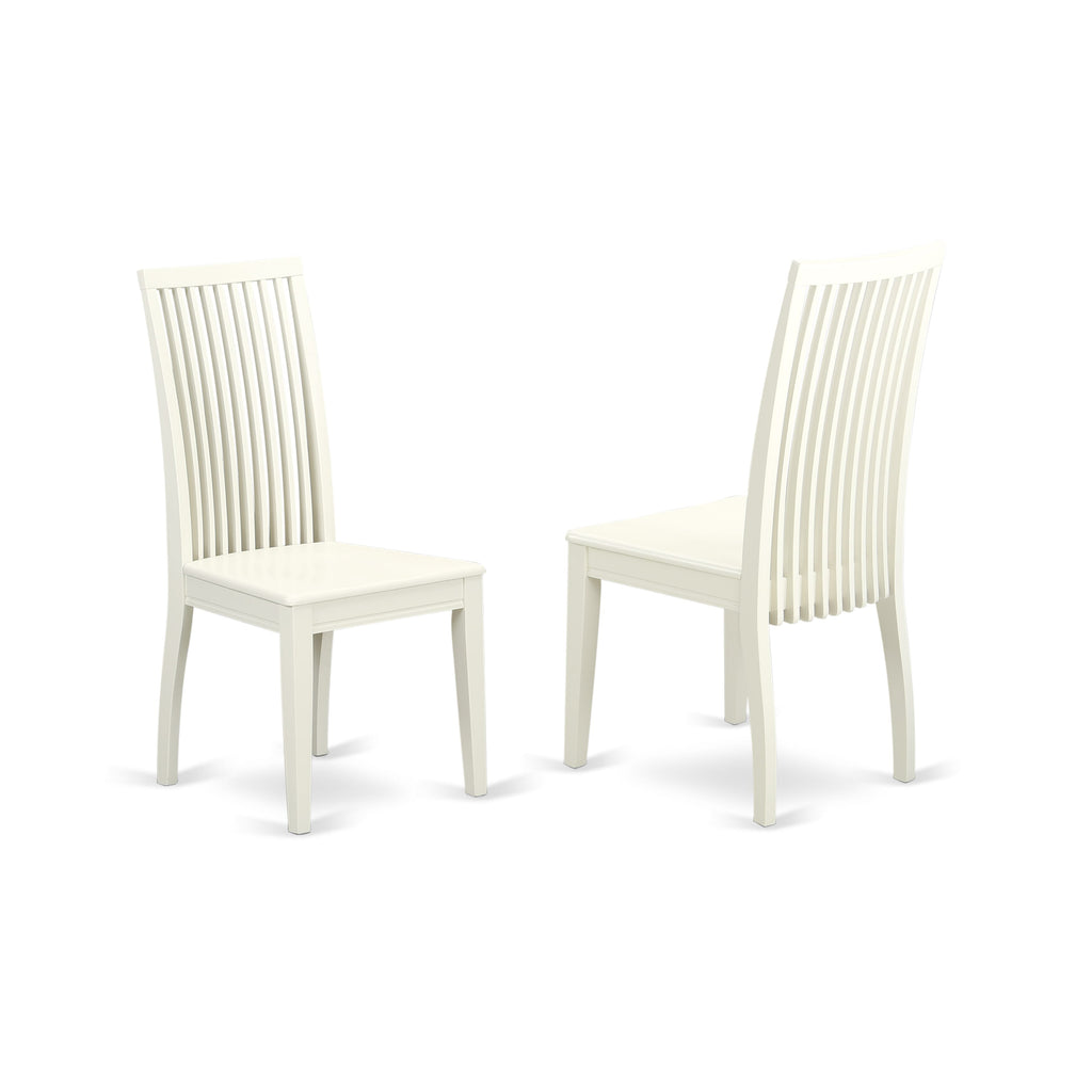 MZIP5-E1F-0 5-Piece Dining Set with Drop Leaf Table and 4 Stylish Chairs for Cozy Dining Spaces