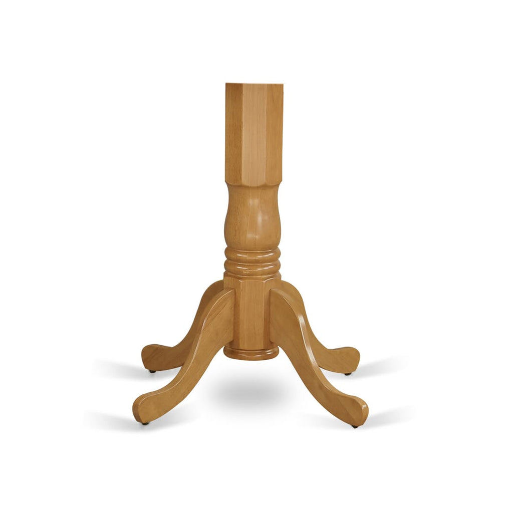 Jackson Counter Height Table Pedestal in oak finish