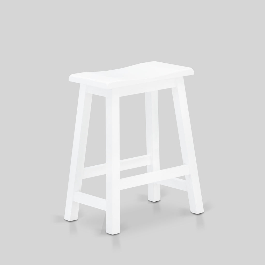 KATY4-CNP-B Contemporary 4-Piece Dining Ensemble with Rectangular Table, Bench & 2 Stools, Chic Finish
