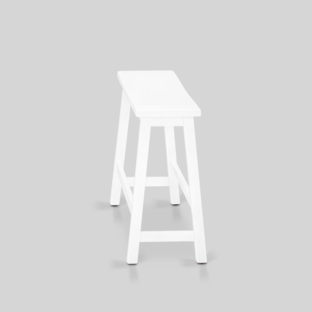 KATY4-CNP-B Contemporary 4-Piece Dining Ensemble with Rectangular Table, Bench & 2 Stools, Chic Finish