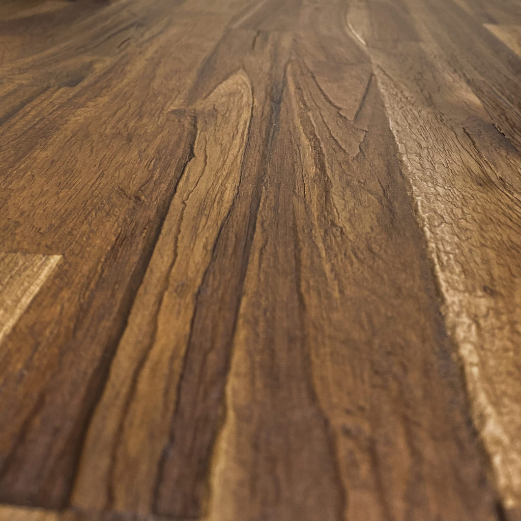 LM7-0F-I Elegant Lismore Rectangle Dining Table - Walnut Rustic Charm 40x72 Wood Design