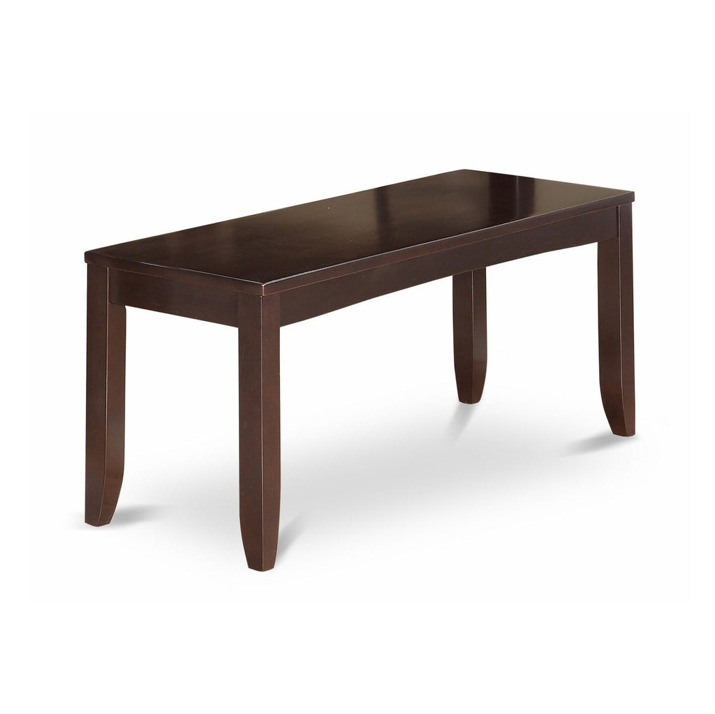 LYPF6-RQQ-F 6-Piece Dining Set with Butterfly Leaf Table, 4 Chairs, and Bench, 36x66, in Rich Cappuccino